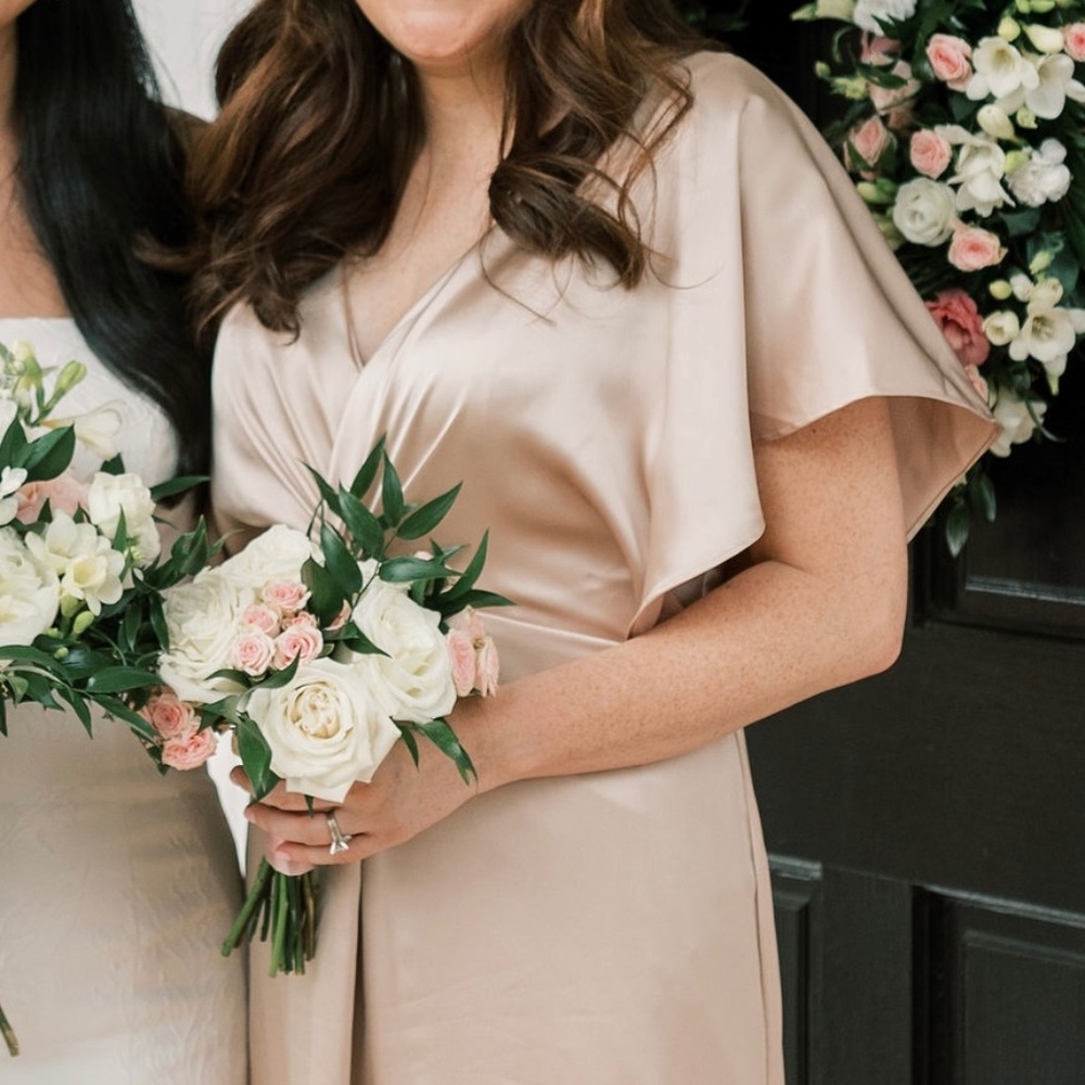 Revelry Gwen Bridesmaid Dress in Champagne
